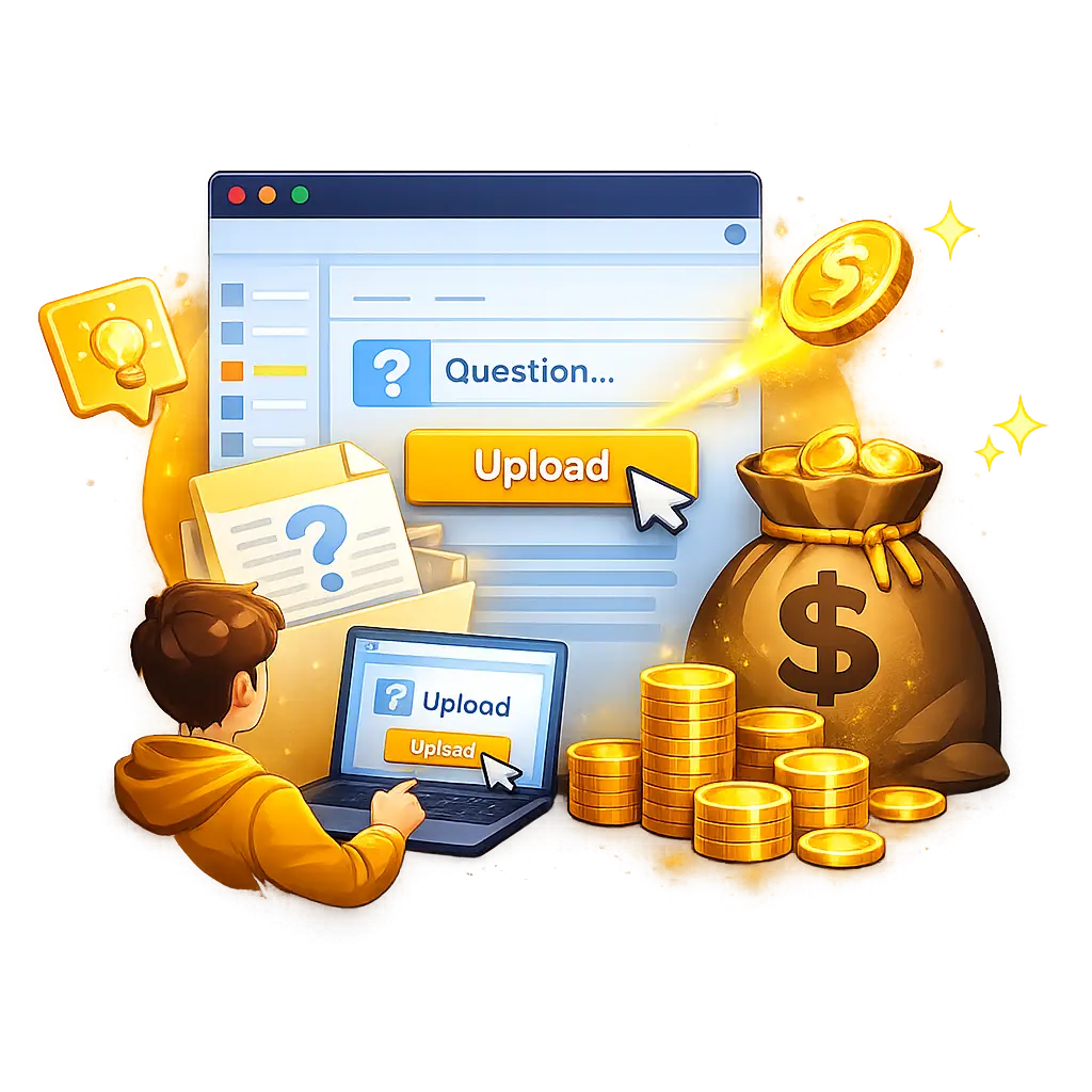 Earn from posting past question from your school